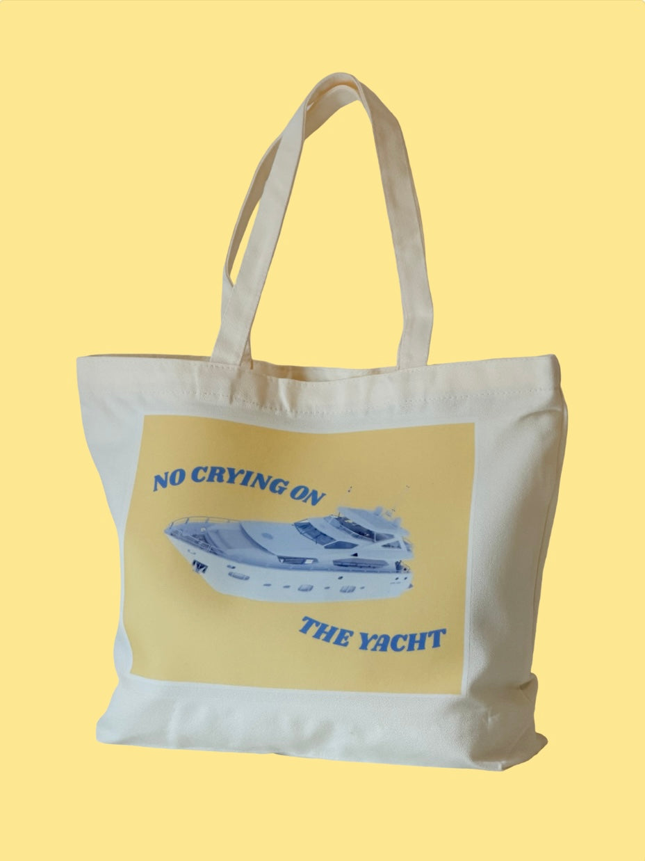 NO CRYING ON THE YACHT